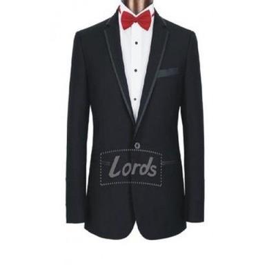 Tuxedo Blazer With Shiny Pipping And With Bow Tie Size: Medium