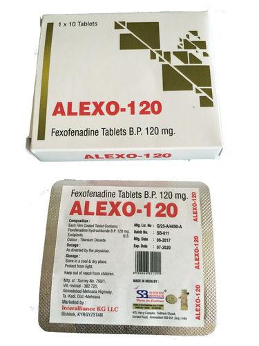White Fexofenadine Tablets