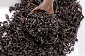 Black tea leaves