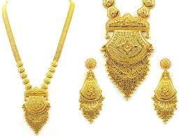 Womens Gold Necklace Set