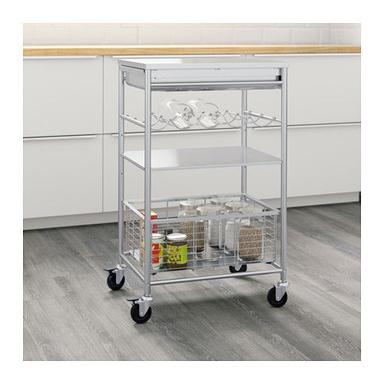 Kitchen Trolley Applicable Material: Stainless Steel