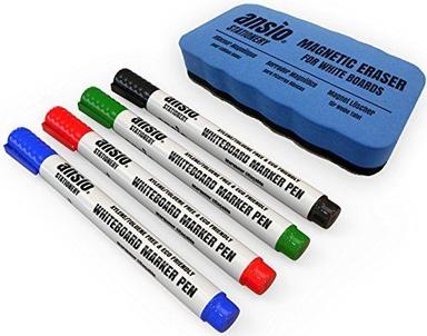 White Board Marker Pen And Eraser Size: 10 Cm X 5 Cm