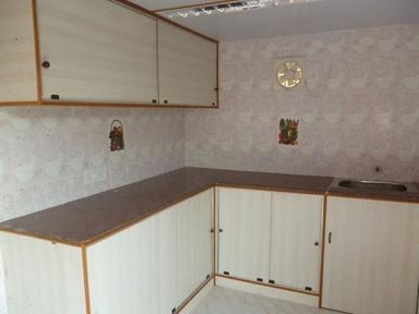 White Portable Modular Kitchen