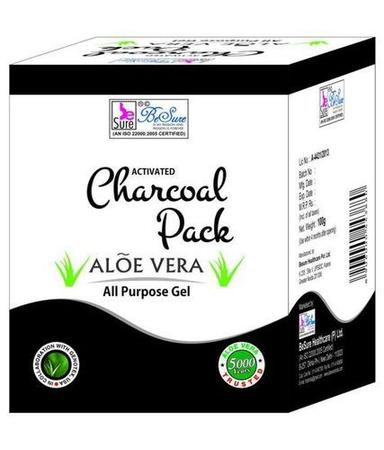 Aloe Vera Activated Charcoal Face Pack 100Gm Color Code: Black