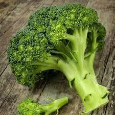Organic Broccoli Showing Seeds