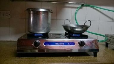 Double Burner Biogas Stove Application: Kitchen