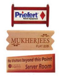 Decorative Wooden Name Plate