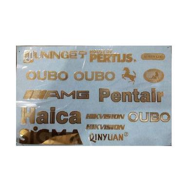 Electroplating Metal Sticker