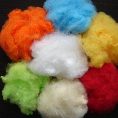 Multi-Colour Multicolor Raw Recycled Polyester Staple Fibre