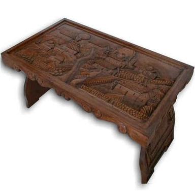  हस्तनिर्मित नक्काशीदार लकड़ी की मेज 