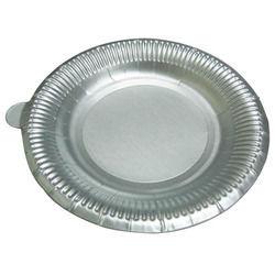 Round Silver Paper Plate