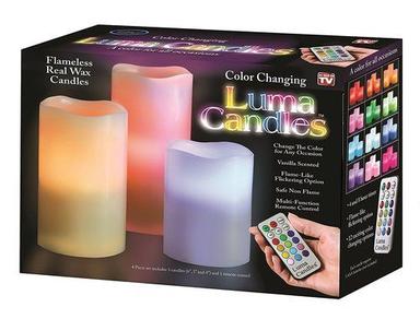 Color Changing Luma Candle