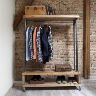 Industrial Style Clothing Storage Unit