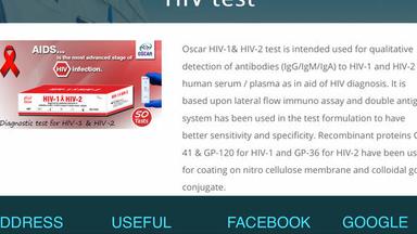 White Hiv Test Kit