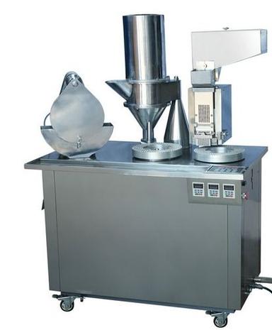 Black Semi-Automatic Capsule Filling Machine