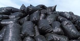 Black Color Waste Garbage Bags