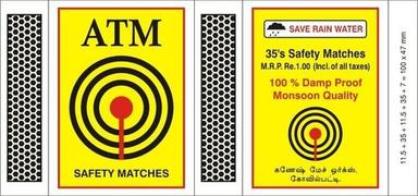 Atm Safety Match Box