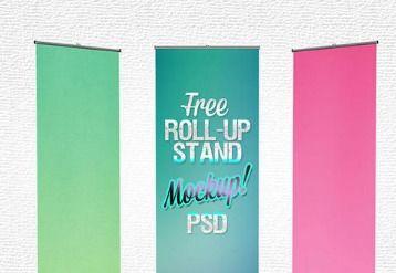 Blue Roll Up Banner Standee For Promotion (Free Delivery)