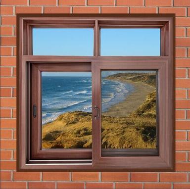 Brown Fine Quality Upvc Sliding Window