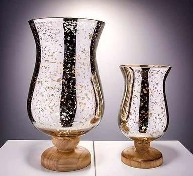 Samadaan Silver Finish Flower Vases