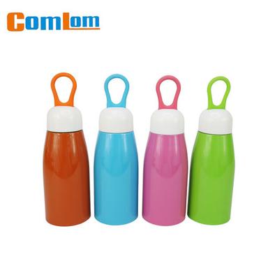 Stainless Steel Cup Heart Shaped Candy Color Thermos Water Bottle
