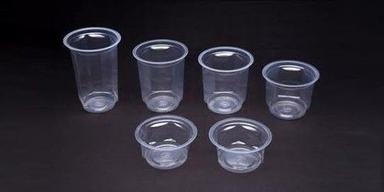 White Durable Disposable Plastic Glasses