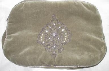 Beaded Velvet Pouch