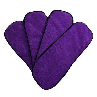 Purple Softspun Microfiber 4 Layer Baby Diaper Inserts For Cloth