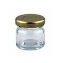 White Glass Cream Jar