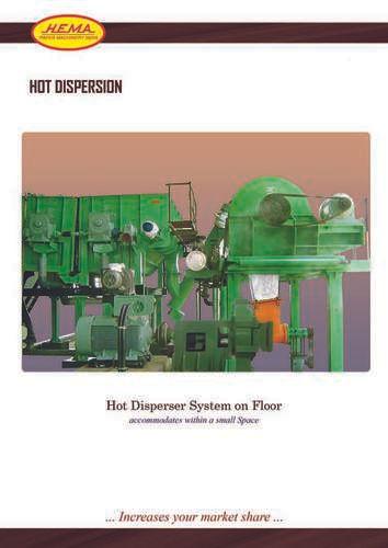 Green Hot Dispersor For Waste Paper