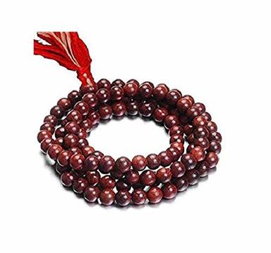 Sandalwood Original Red Sandal Wood 108+1 Beads Chandan Mala For Japa