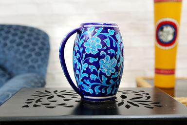 Blue Pottery Blue Beer Mug