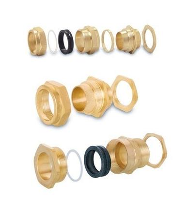 Durable Brass Cable Gland Clip-On Earring