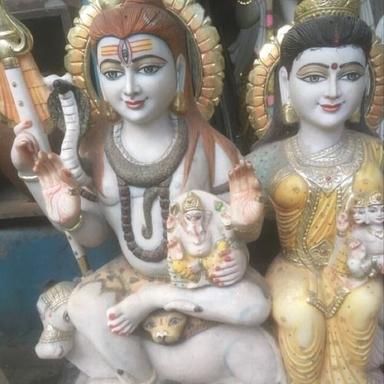 Marble Statue For Shivji And Parvati