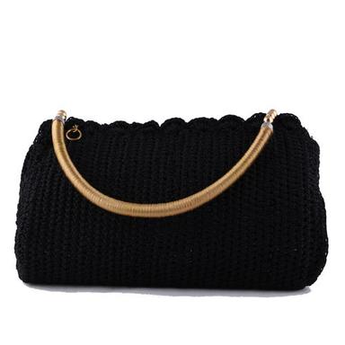 Black Crochet With Zip Closure