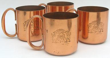 Copper Mugs For Tea And Coffee