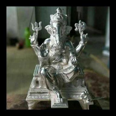 Handmade Silver Ganesha Statues