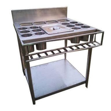 Hotel Kitchen Equipment Stainless Steel Snacks Trolley