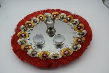 Handcrafted Designer Teeka Thali