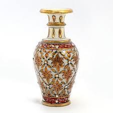 Flower Design Marble Vase