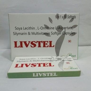 Polishing Soya Lecithin L-Ornithine L-Aspertate Silymarin Softgel Capsule