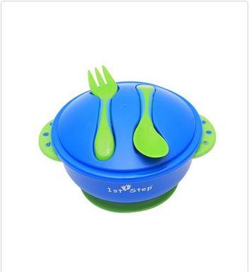 Feeding Bowl With Fork Spoon (ST-1142)