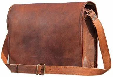 Brown Causal Leather Bag Gender: Men