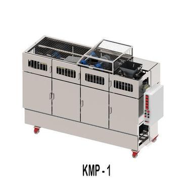 White Fully Automatic Chapati Making Machine (Pressing Type Or Model: Kmp-1)