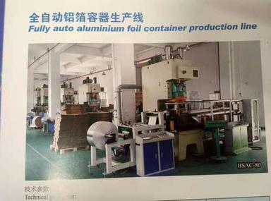 Aluminium Foil Container Production Line Air Pressure: 1000 N/M2