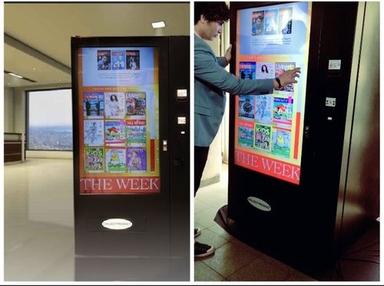 Touchscreen Vending Machine For Magazine