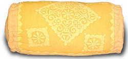 Yellow Fine Quality Bolster Pillow