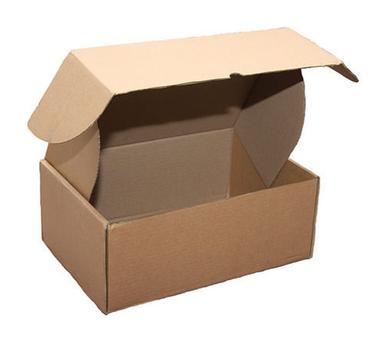 Brown Die Cut Corrugated Box