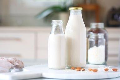 Nutrient-Rich White Liquid Milk