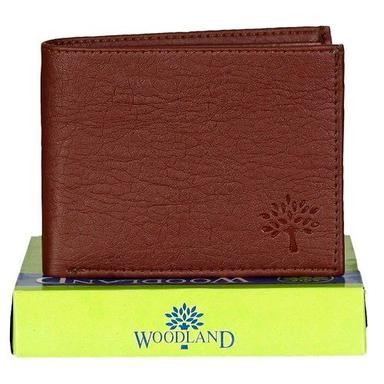Brown Woodland Artificial Leather Wallet